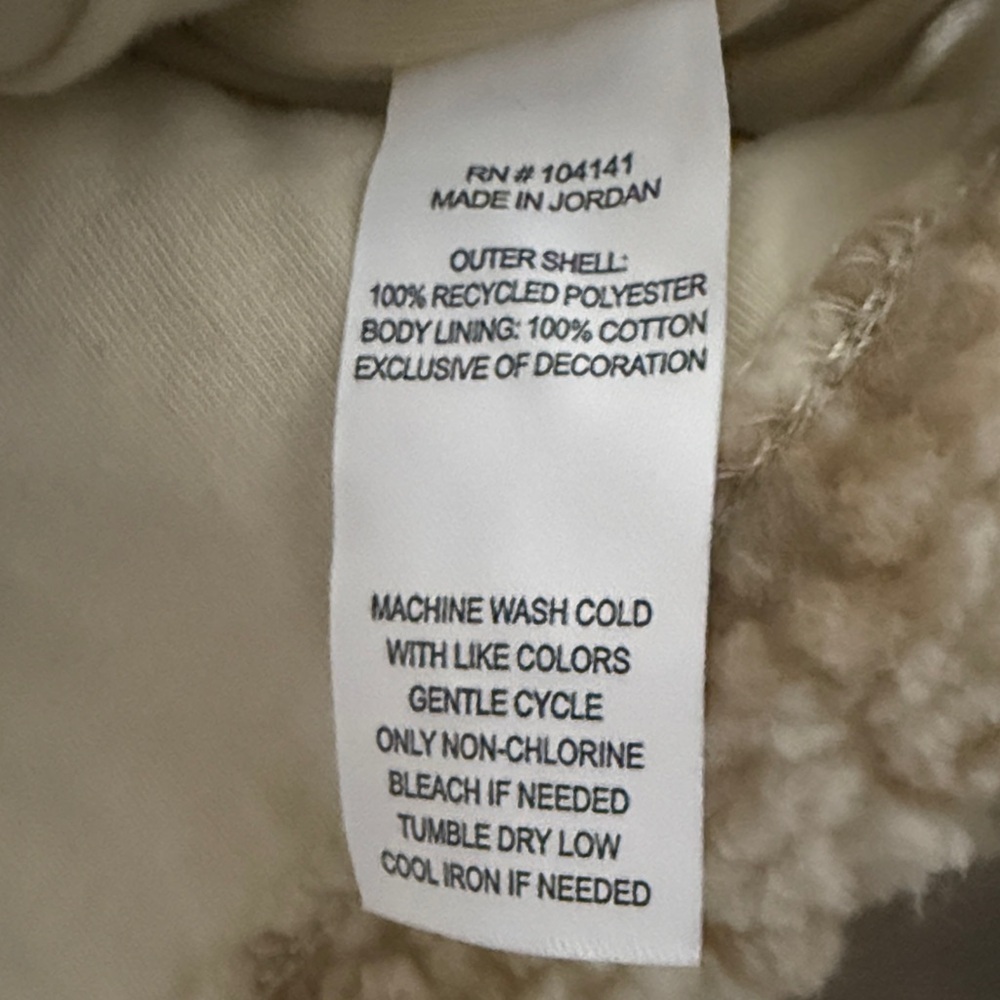Alpine Design Cream and Tan Patterned Jacket - Picture 4 of 6